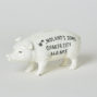 Hams Standing Pig Bank “White”