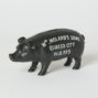 Hams Standing Pig Bank “Black”