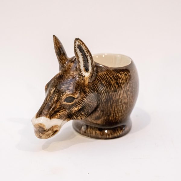 Quail Donkey Face Egg Cup Brown Q387/BR-エッグカップ