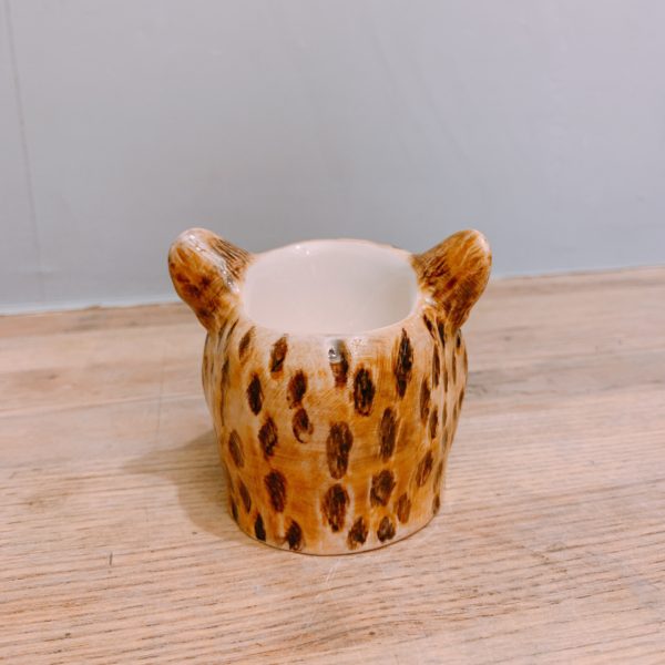 Leopard Face Egg Cup Q795-エッグカップ